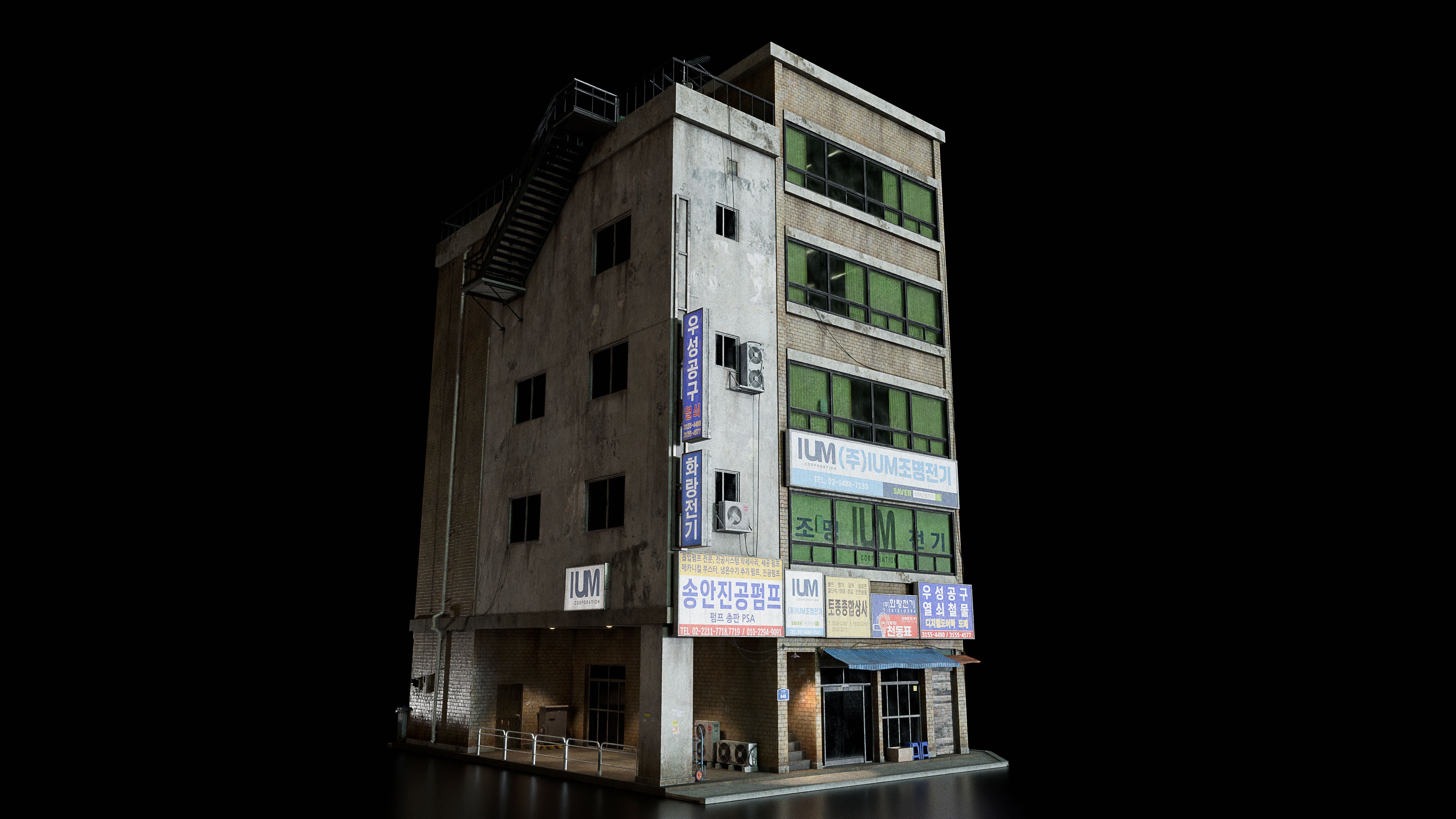 Seoul Streets 3D Pack