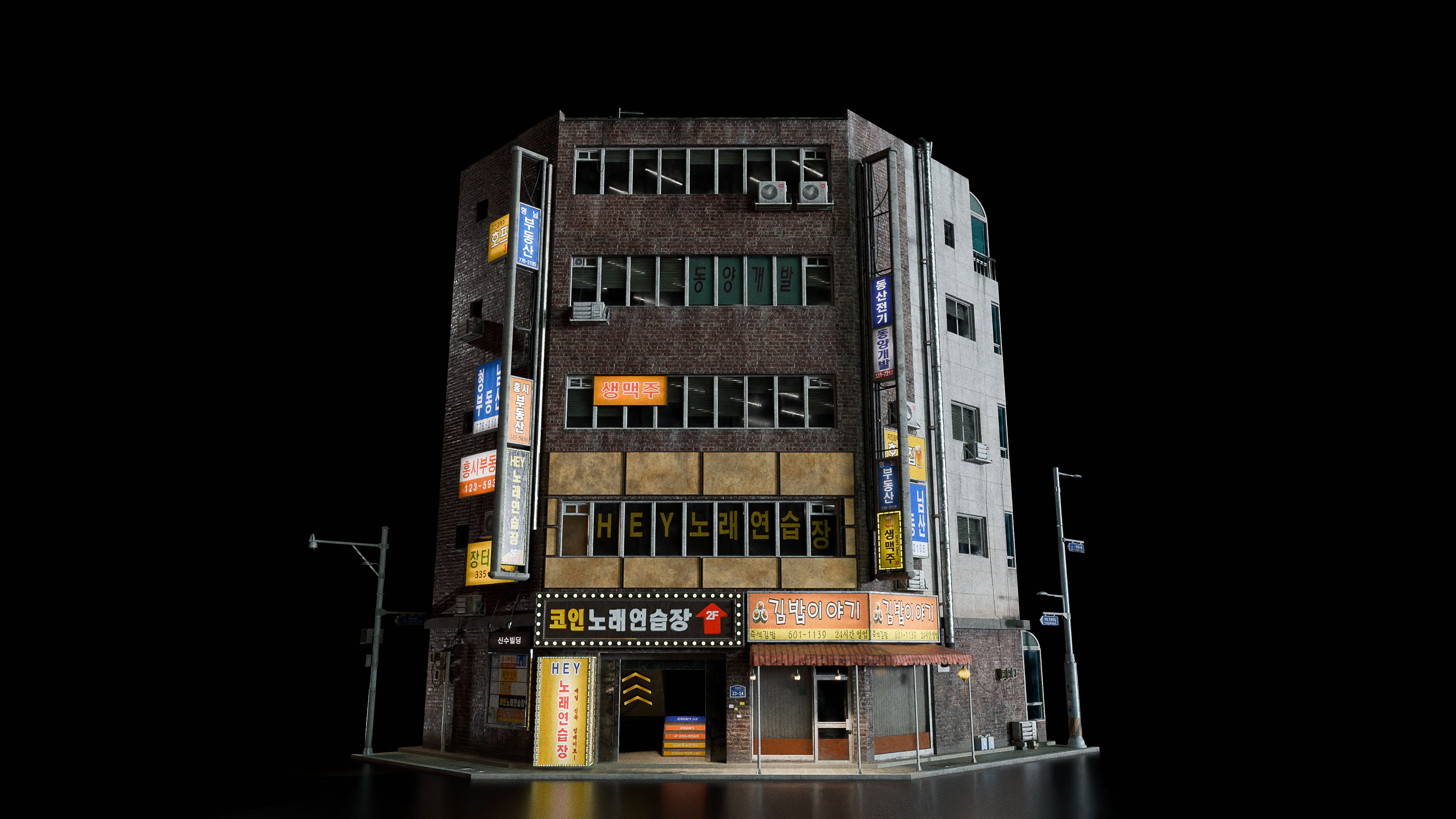 Seoul Streets 3D Pack