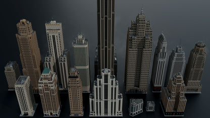 art deco 3d asset kit kitbash3d conceptize 3d pack 