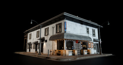 main street modular hero 3d assets pack for small town america part 2 by conceptize facade retail brick building pieces coffee shop