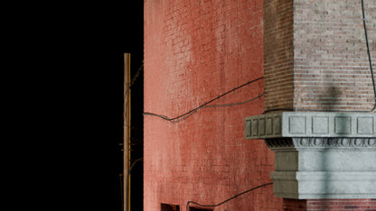 main street modular hero 3d assets pack for small town america part 2 by conceptize facade close up detail