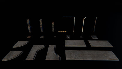 sidewalk vents pipes manhole small town American conceptize 3d asset pack usa flag motel theatre city hall water tank suburban houses restaurant retail store shops premium models props aircon hvac garbage container  trash can antenna street light lamp post fire hydrant beach chair for videogame